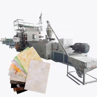 خرید خط اکستروژن 20 متری تابلو UV با قدرت 3 فاز برای تولید پلاستیک PVC online manufacture