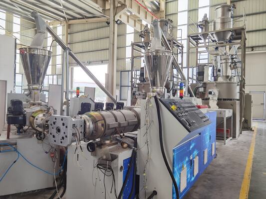 Buy 1220mm PVC Foam Board Extrusion Line Utilizing Calibrating Boards 4 Groups online manufacture