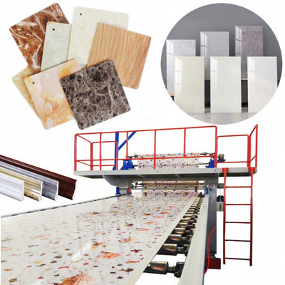 Buy PLC Control With Touch Screen UV Board Extrusion Line 500-1000Kg/Hour 30 Meters Line Length online manufacture